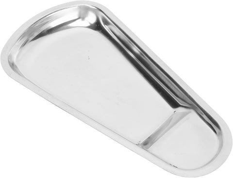 Serving Plate Platter Stainless Steel Tray Fan Shape