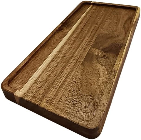 Liying Rectangular Serving Oak Wooden Tray 30x15cm