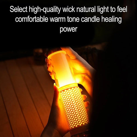 Olmecs Multifunctional Camping Light–Rechargeable Lantern with Warm and White LED