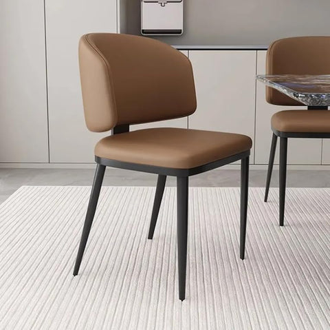 Olmecs Home and  Hotel Restaurant and Office Visitor Chair (orange)