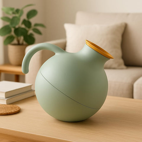 Vacuum Jug Globe 1.0L Stylish Thermos Jug for Hot & Cold Drinks, Double-Walled Insulation Danish Design -  Eva Solo