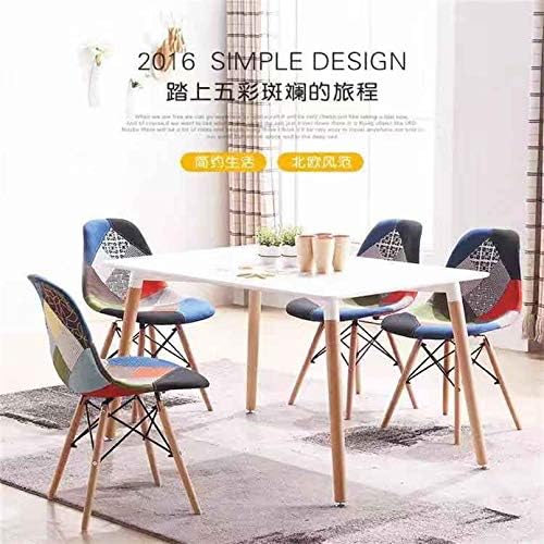 Olmecs Assembled Modern Style Dining ChairS Mixcolor Set of (4)