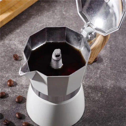 Olmecs Stovetop Espresso Maker Moka Pot (6cup)