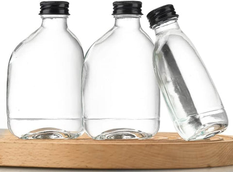 Willow 12pcs empty juice bottle glass milk beverage bottle