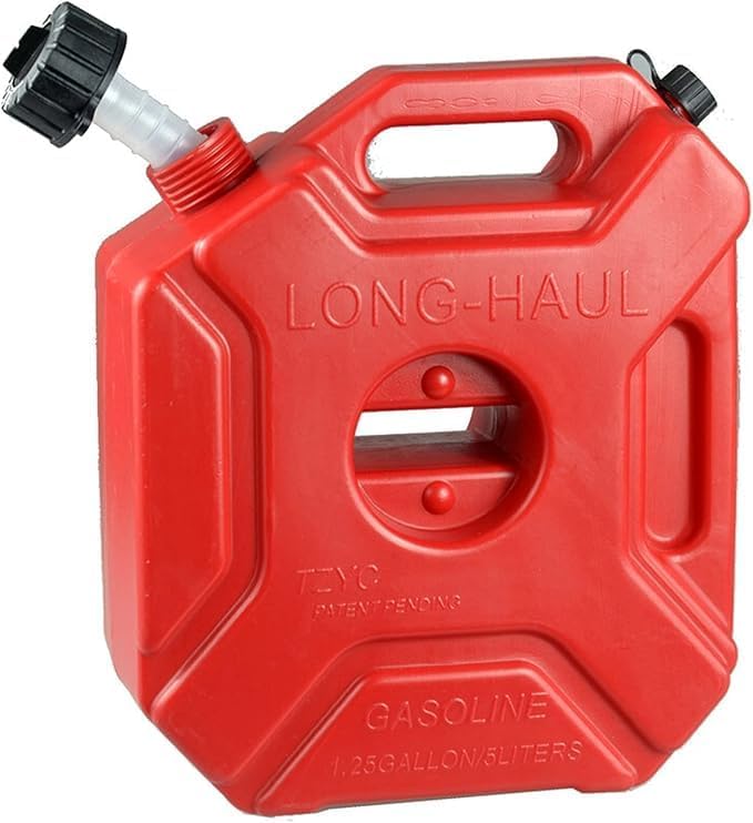 Portable Gasoline Fuel Can 3/5 Ltr, Gas Container with Secure Cap, Petrol Storage Cans