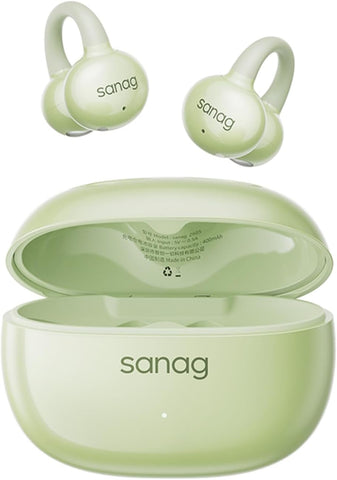 Sanag Z60S Open Ear Free Clip On Headphones, True Wireless Bluetooth Earbuds