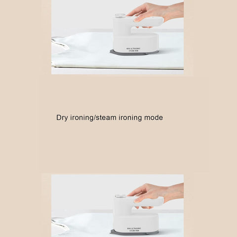 Travel Steamer for Clothes, Cordless Rechargeable Steam Iron with 2 Temperature Settings