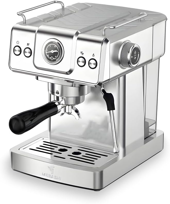 MEBASHI ME-ECM2038SS Espresso Coffee Machine, 20 Bar Pressure, 1.8L Capacity