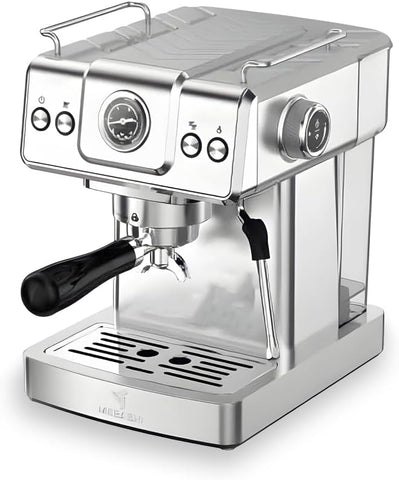 MEBASHI ME-ECM2038SS Espresso Coffee Machine, 20 Bar Pressure, 1.8L Capacity