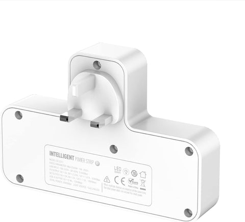 OLIGE Power Adapter Multi Plug Extension with 20W USB-C PD Fast Charge Port Type-C SC 2311