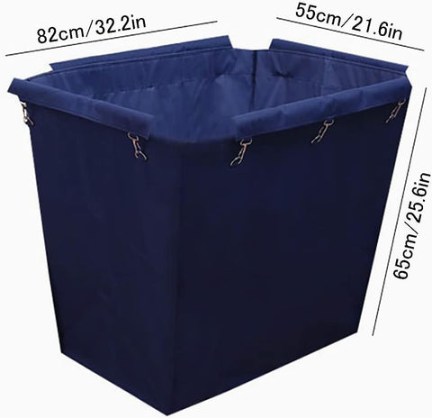 Olmecs Large Oxford Cloth Waterproof Removable Liner Bag For Rolling Laundry Basket