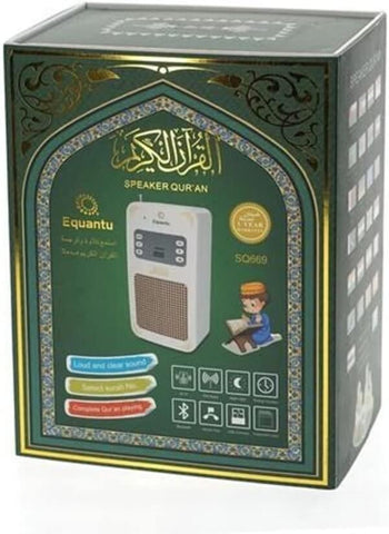SQ-669 Smart Wall Plug Quran Speaker With Remote Bluetooth/Radio/Usb & SD