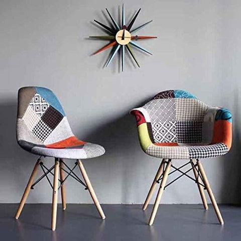 Olmecs Assembled Modern Style Dining ChairS Mixcolor Set of (4)