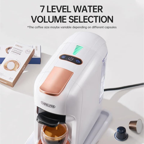 Cafelffe MK-606 5-in-1 Multi Capsule Coffee Machine with 7 Brew Size