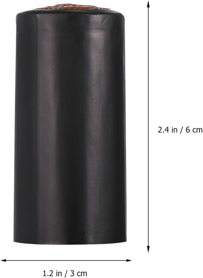 Willow Heat Shrink Capsules: 100Pcs Black Olive Bottle Seal Sleeves, Plastic Heat Shrink Wrap Caps for Olive Bottles