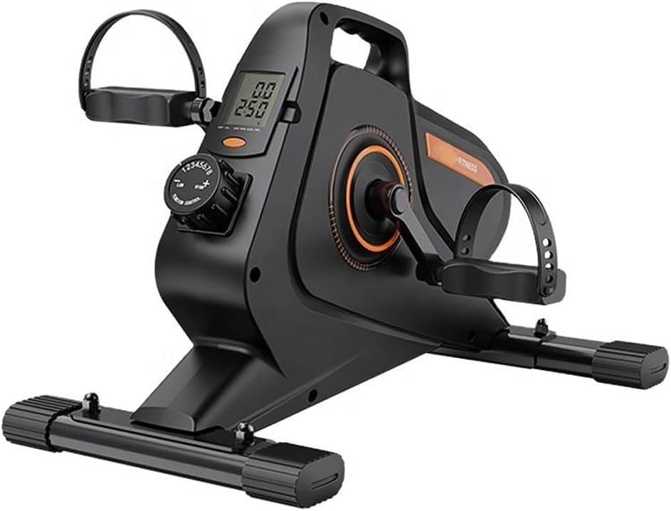 Electric Under Desk Elliptical Machine Elliptical Trainer with LED Display 8 Adjustable Speed