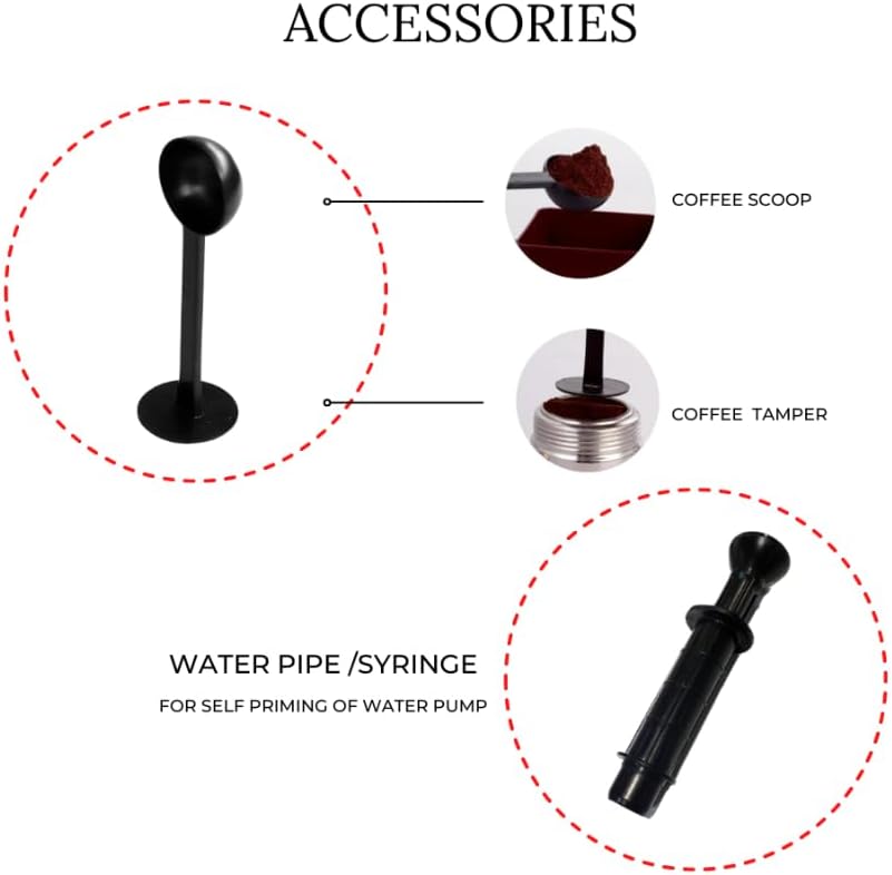 MEBASHI 3-in-1 Multifunction Espresso Capsule Coffee Machine (Black/Red/White) 1450W
