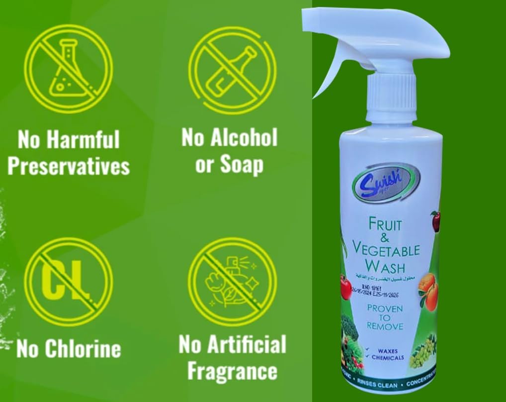 Swish Super Fruit & Vegetable Wash Rinses Clean (5 Liter)