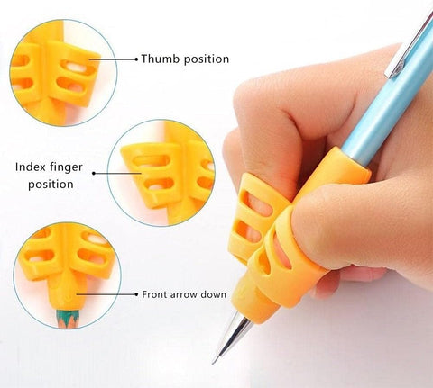 6 Pack Pencil Grips for Kids Handwriting, Ergonomic Writing Training Aid