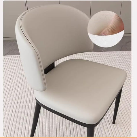 Olmecs Home and  Hotel Restaurant and Office Visitor Chair (beige)