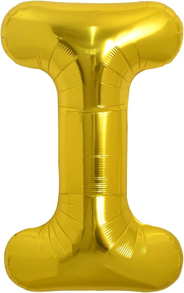 Willow 40 Inch Large Gold Letter for Birthday Party Anniversary Valentine's Day Supplies