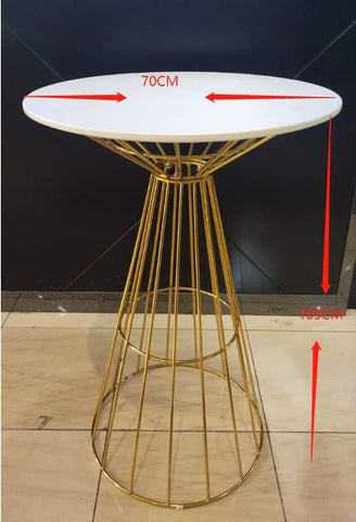 Olmecs Bar Table Round Cocktail Bistro Table for Pub