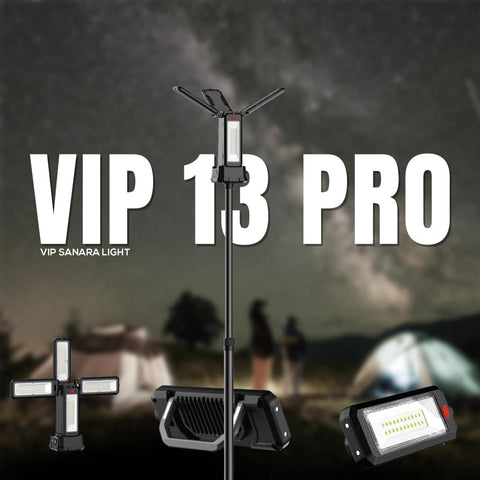 Toby’s VIP 13 PRO 4000mAh Camping Light with Built in Rechargeable Battery