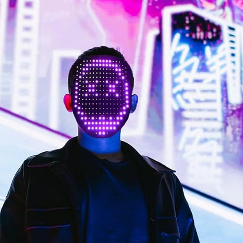 Led Holloween Face Mask