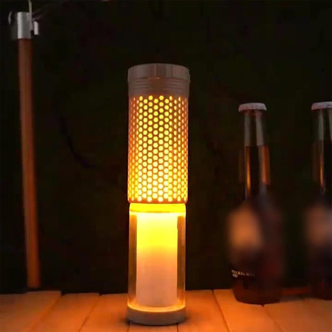 Olmecs Multifunctional Camping Light–Rechargeable Lantern with Warm and White LED