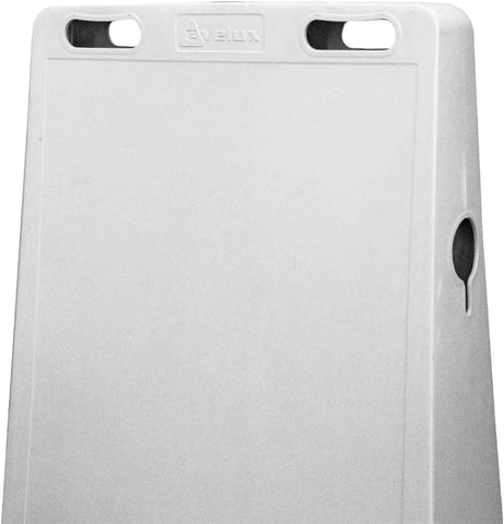 Olmecs Blank Road Barrier | Portable Barrier with Advertising Barges | Pavement Sign Barrier with Threaded Socket and Chain Attaching Hole