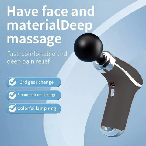 Deep Tissue Muscle Massage Gun with Brushless Motor 24W Type-C Quick Charge