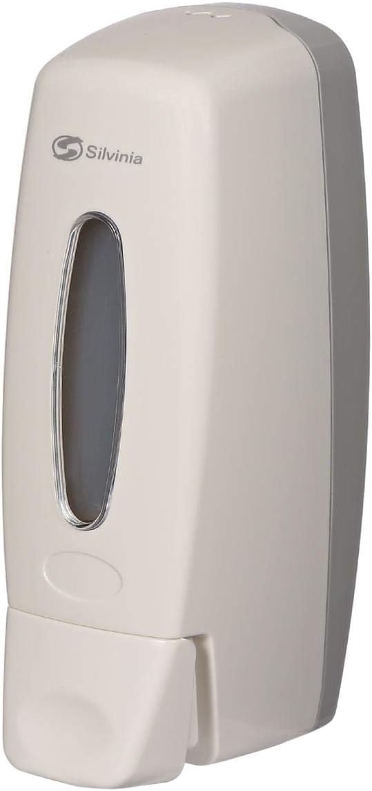 Silvinia Plastic Manual Soap Dispenser - White