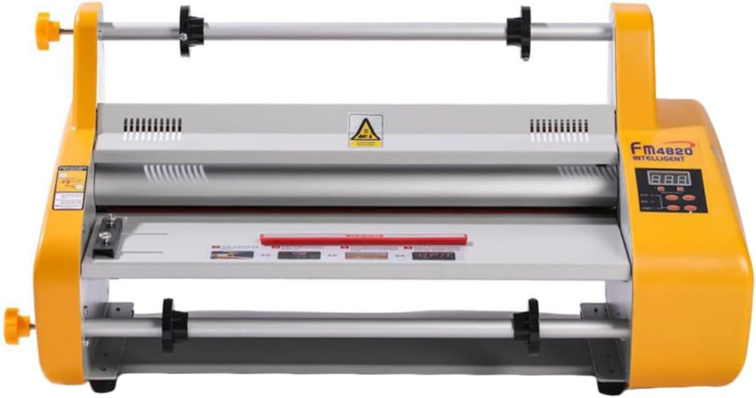 FM-4820 Laminating Machine 18" Hot and Cold Roll Laminator Digital Thermal Laminating Machine for A2/A3 Single