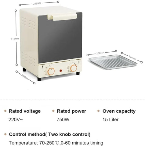 15L 3-Tier Vertical Toaster Oven & Air Fryer Combo with Smart Convection
