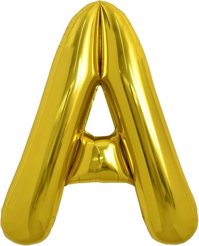 Willow 40 Inch Large Gold Letter for Birthday Party Anniversary Valentine's Day Supplies