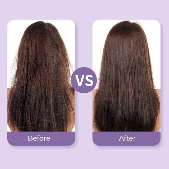 Rechargeable Mini Hair Straightener Brush