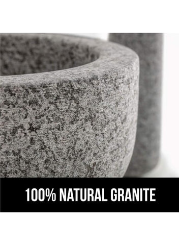 Olmecs Granite Marble Mortar and Pestle Set of 1, Perfect Size for Pill Crusher,Spice Grinder