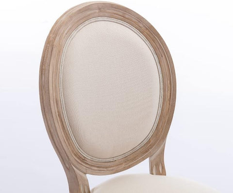 Olmecs Mordern Solid Wood Dining Chair for Kitchen (beige1)