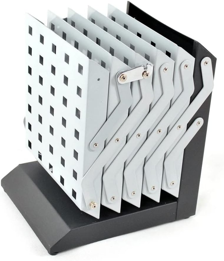 Heavy Duty Aluminum Show Rack Display Portable 5 Pockets Brochure Rack ...