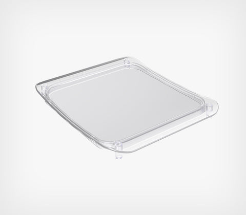 Crystal Clear Acrylic Cash Tray with Non-Slip Feet