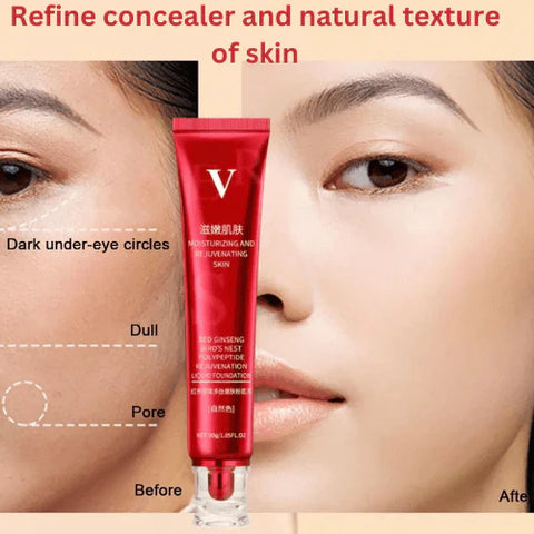 V Red Ginseng Bird Nest Liquids Foundation