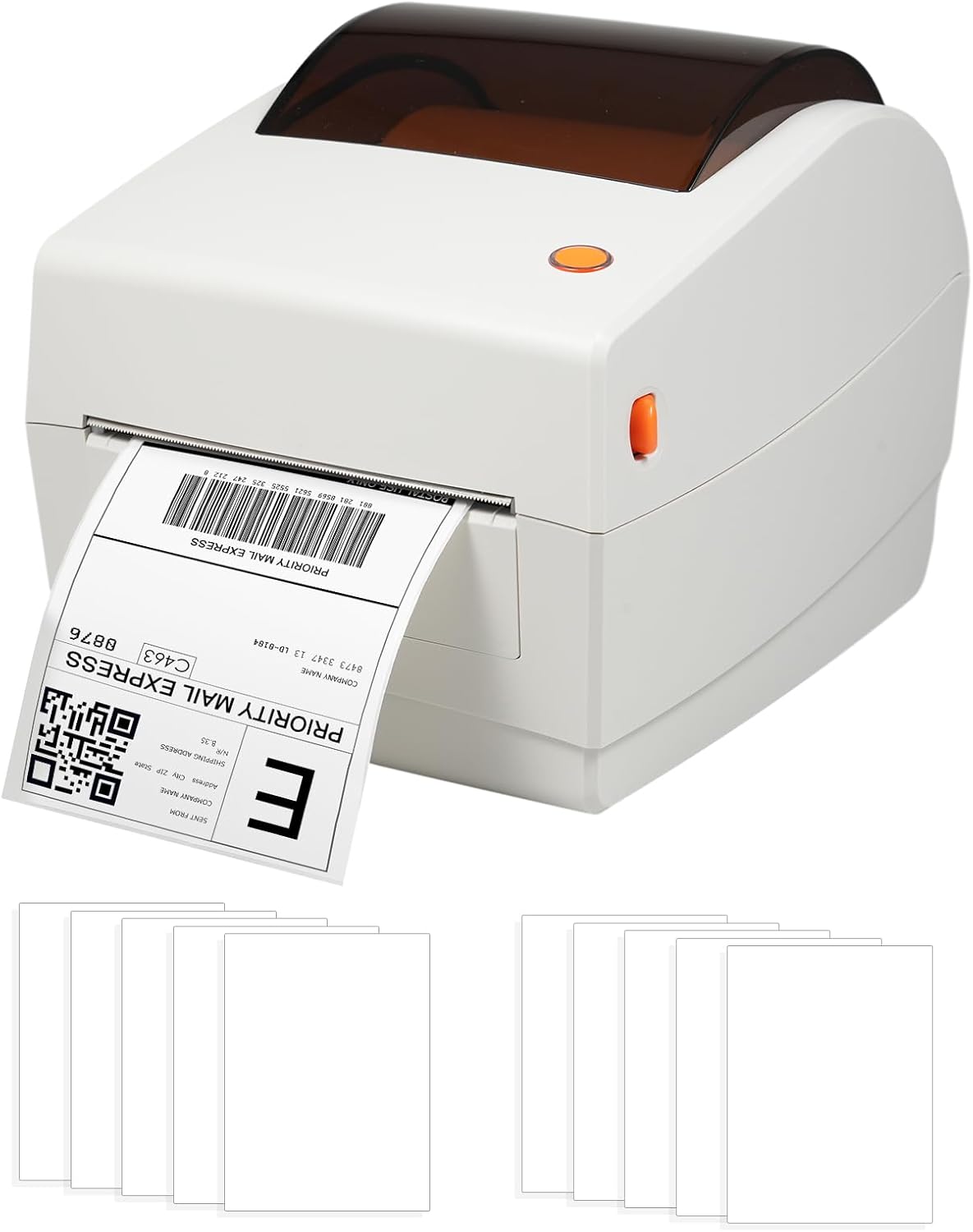 Thermal Label Printer 4 * 6in Labels Printing Machine USB Connection H ...