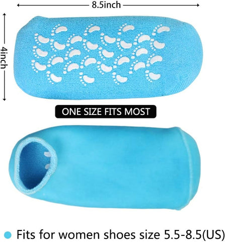 Gel Spa Socks for Repairing and Softening Dry Cracked Feet Skins