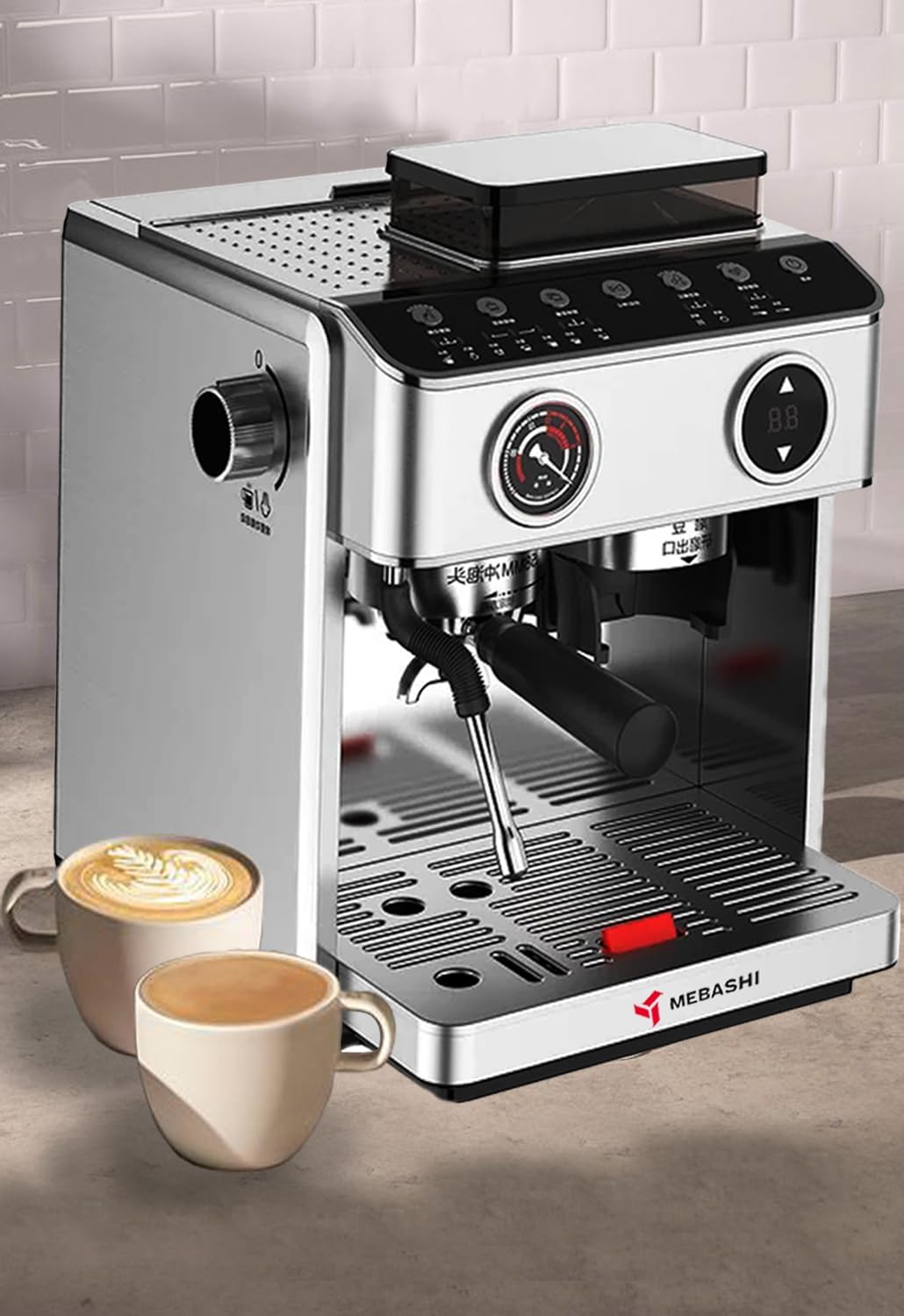 MEBASHI Commercial Coffee Machine with Touch Screen (ME-CCM2061)(2800W)
