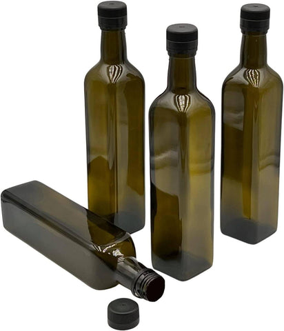 Willow Square Green Olive Oil Bottle 500ml (24Pcs/Ctn)