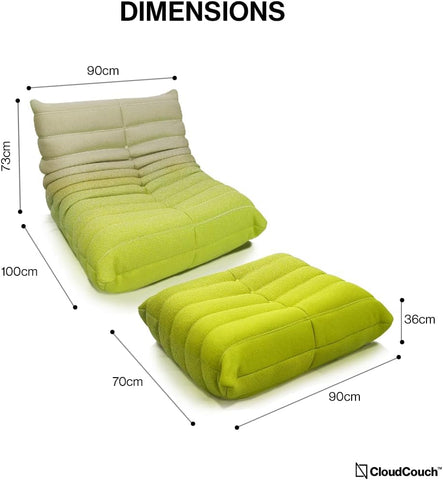 NAVO CloudCouch, Single Seated CloudDensity Foam Sofa