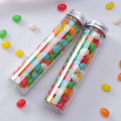 12 Pcs Transparent Plastic Bottle with Spiral Cap Suitable for Candy Storage, Cosmetic Travel Emulsion Container (160ml) - Willow