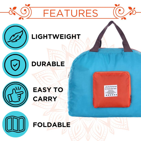 Willow Large Capacity Folding Duffle Bags for Women and Men, Travel Lightweight Traveling Bag