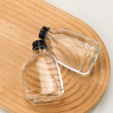Willow 12pcs empty juice bottle glass milk beverage bottle