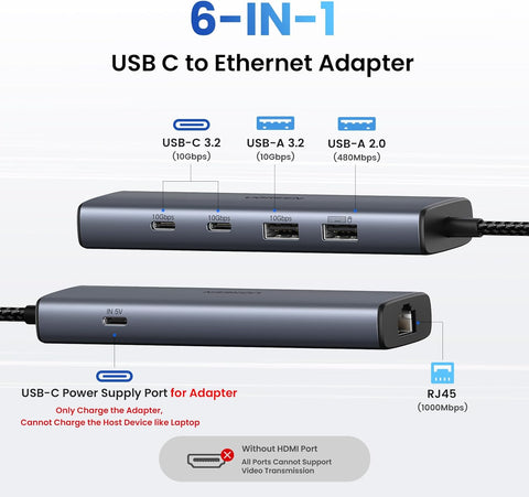 UGREEN USB C to Ethernet Adapter